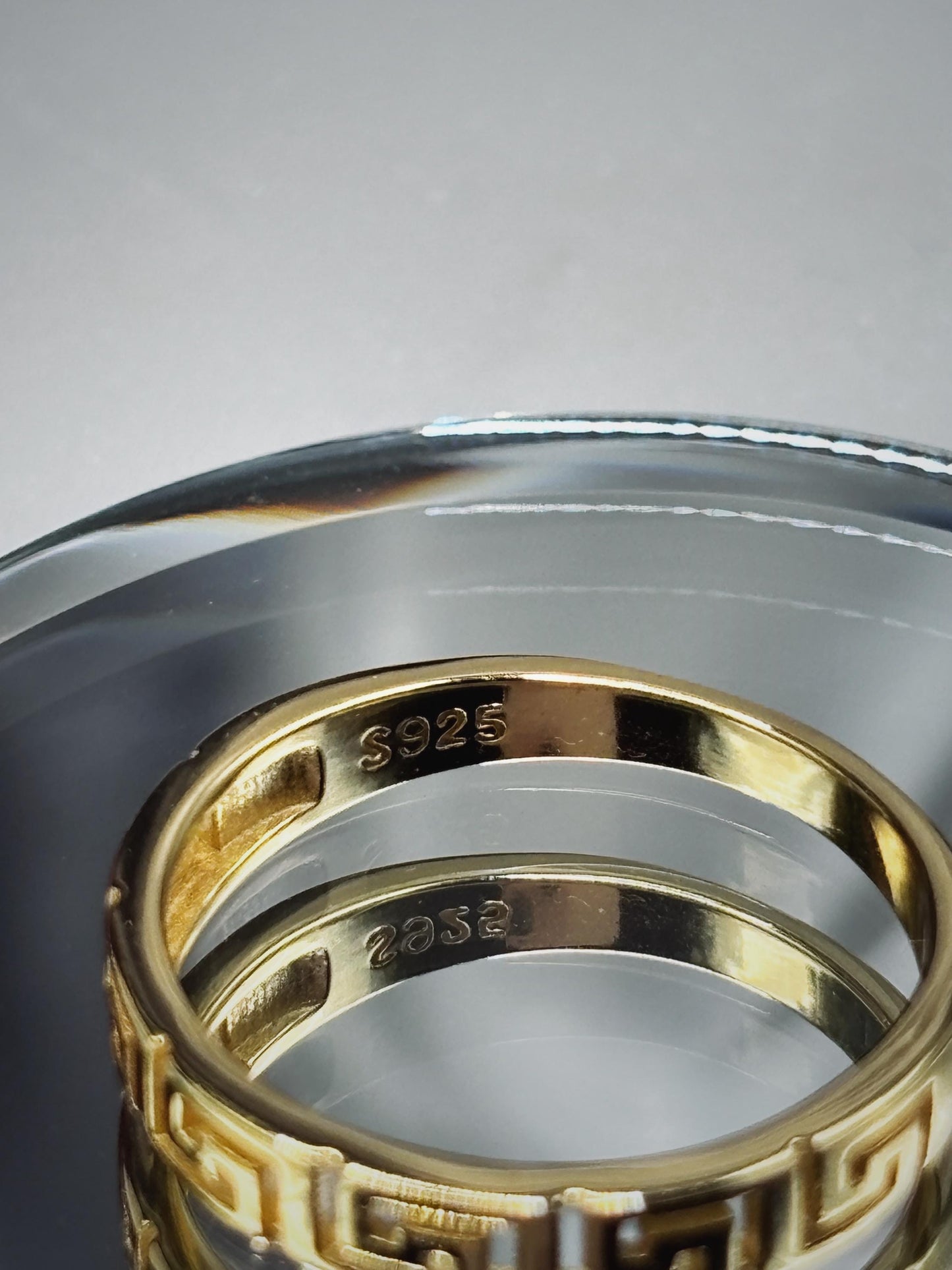 14k Gold Ring, Minimalist Greek Key Ring, Gift for Her, Geometric Ring for Women, Dainty Everyday Ring, Stackable Ring