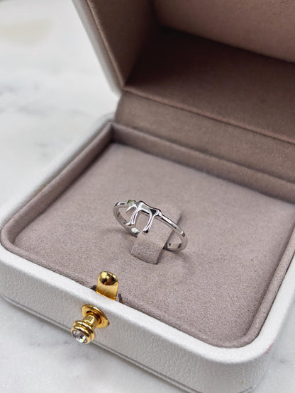 Chai Ring Sterling Silver, Hebrew Letter Ring, Jewish Jewelry, Symbol of Life Ring, Spiritual Minimalist Ring, Handmade Gift