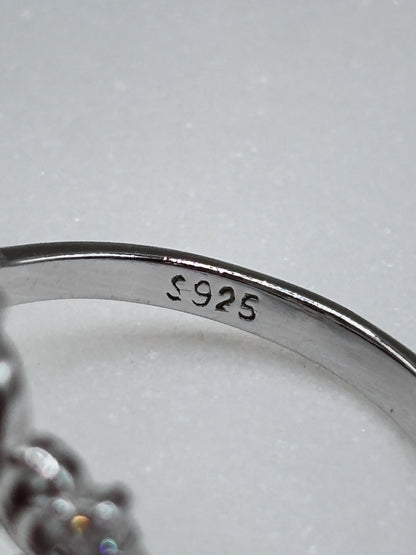 Sterling Silver Handmade Celtic Star Ring, Woven Knot Band, Minimalist Eternity Ring, Unisex Silver Jewelry, Gothic Vintage Style Ring