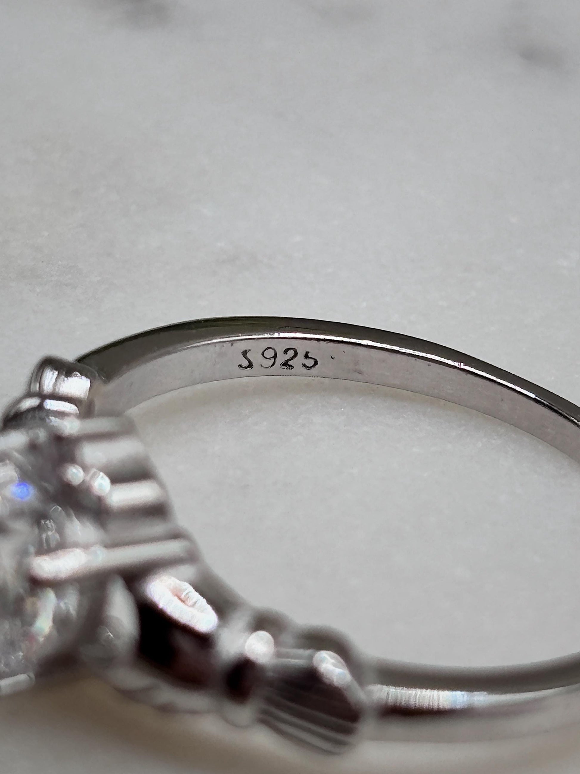 925 Sterling Silver Irish Promise Claddagh Ring, CZ Simulated Diamond Heart Ring, Minimalist Engagement Ring for Her