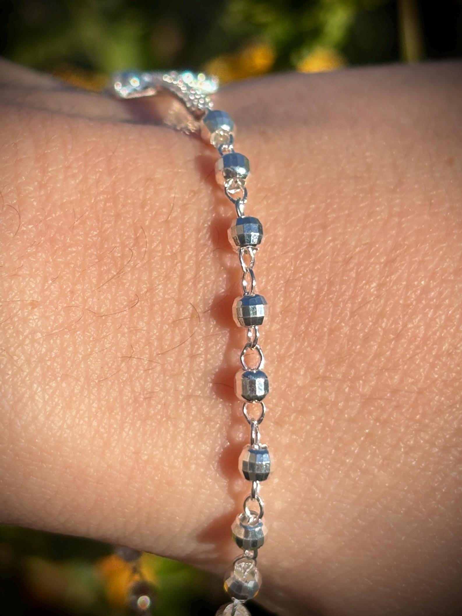 925 Sterling Silver Cross Bracelet 8 in, Christian Jewelry, Faith Bracelet for Women, Religious Gift, Dainty Catholic Cross, Minimalist