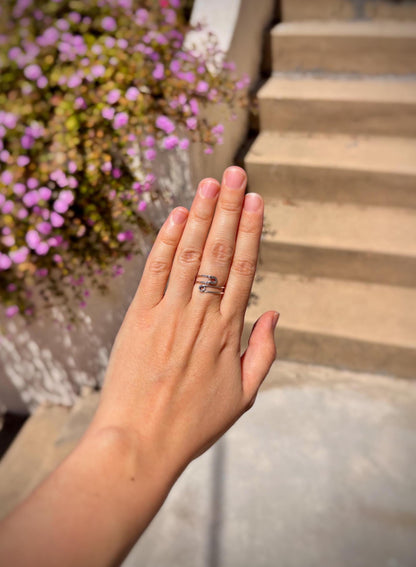 Handmade 925 Sterling Silver Safety Pin Ring, Minimalist Adjustable Open Ring, Punk Inspired Dainty Ring, Everyday Jewelry Gift for Her