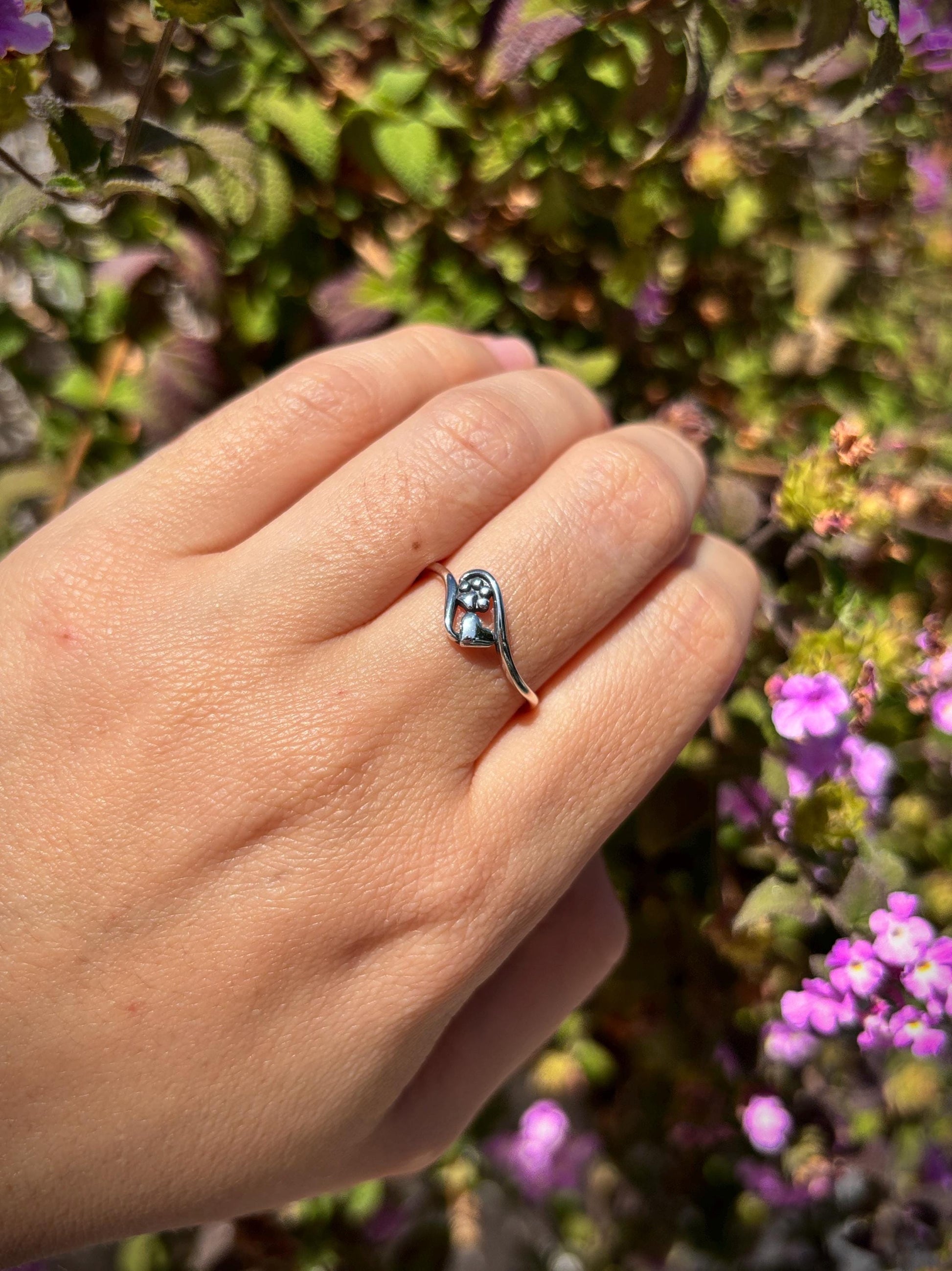 Pet Lover Jewelry, Cat Mom, Dog Mom Gift, 925 Sterling Silver Pet Ring, Dog Lover Jewelry, Cat Mom Gift, Pet Ring, Pet Memorial