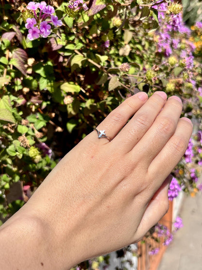 Cross Ring 925 Sterling Silver, Minimalist Christian Ring, Dainty Faith Ring, Religious Jewelry Gift for Her, Everyday Silver Ring