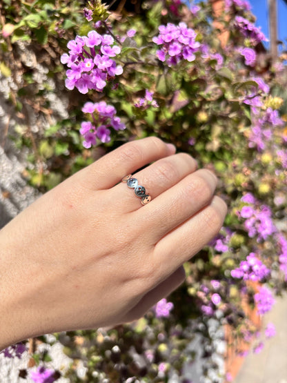 Smiley Face Ring 925 Sterling Silver, Y2K Happy Face Band, Emoji Ring, Cute Gen Z Jewelry, Trendy Stacking Ring Gift for Her