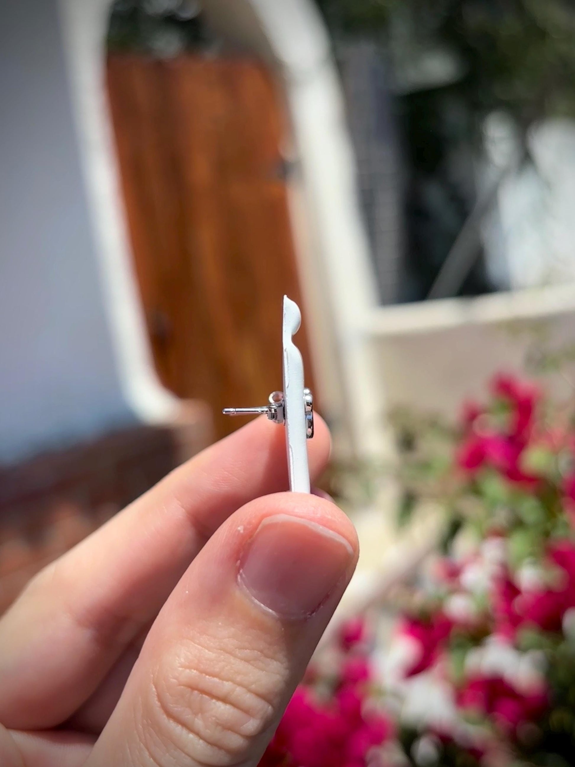 Gift for Child Mouse Stud Earrings, Hypoallergenic 925 Sterling Silver Earrings, Tiny CZ Studs for Kids, Cute Jewelry Gift for Girl