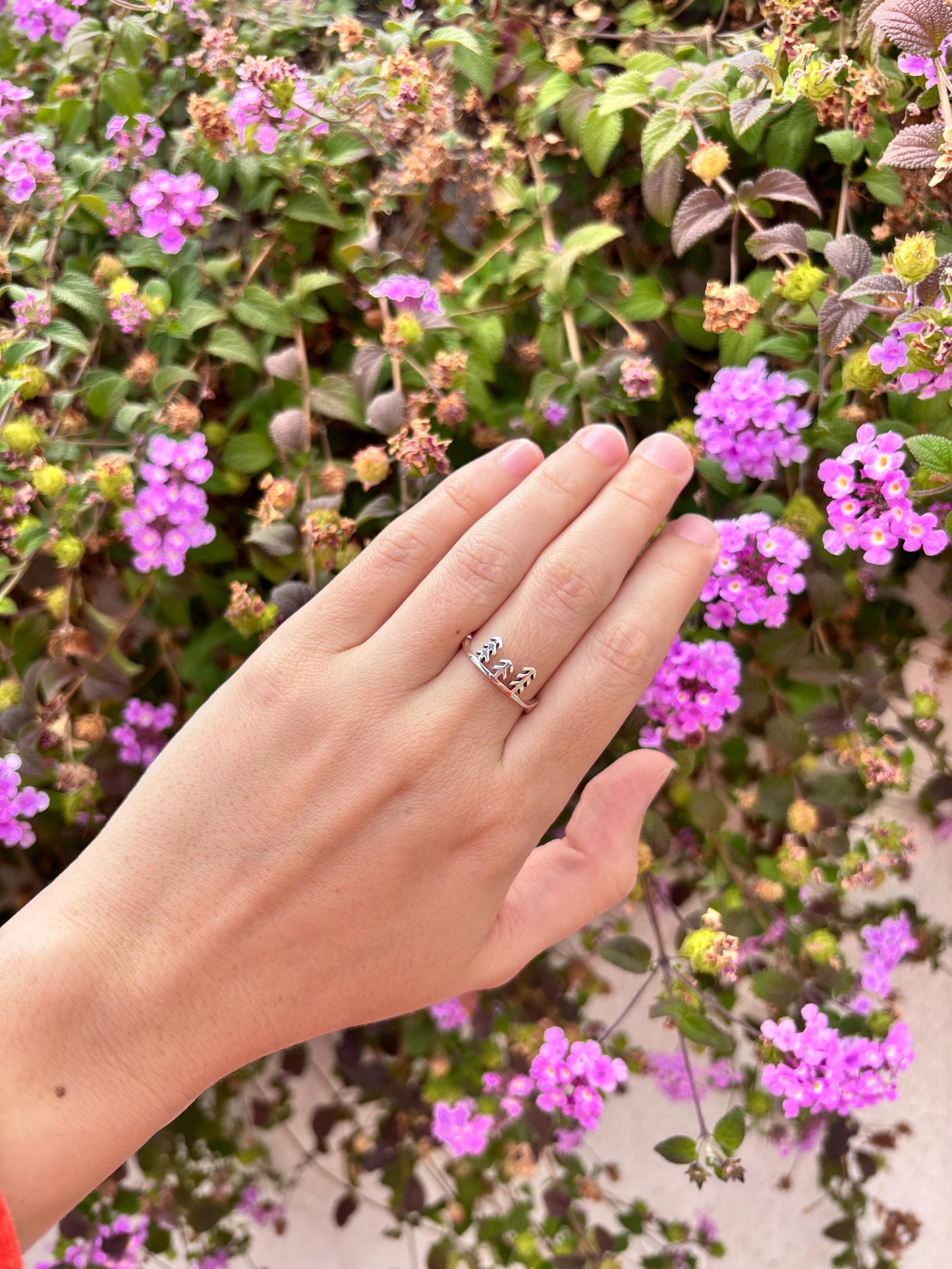 Mountain Wave Tree Ring, Nature Inspired Sterling Silver Ring, Forest Ring, Hiking Jewelry, Adventure Ring, Outdoor Lover Gift