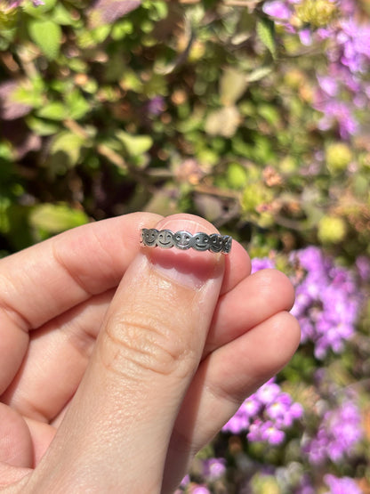 Smiley Face Ring 925 Sterling Silver, Happy Face Band Ring, Y2K Emoji Ring, Cute Stacking Ring, Trendy Silver Smile Jewelry