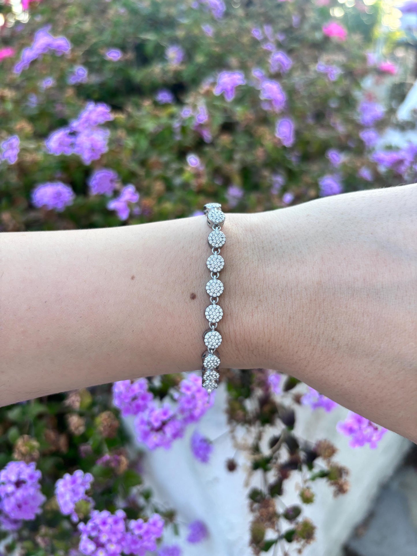 Wedding Bracelet, CZ Crystal Bracelet, Tennis Bracelet, Dainty Bracelet, Layering Bracelet, Sparkly Jewelry, Gift for Her, Stainless Steel