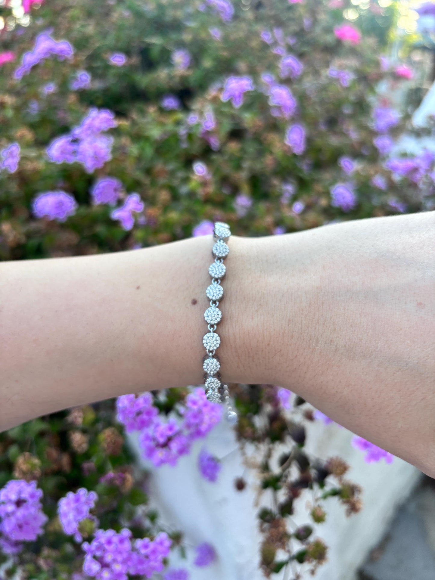 Wedding Bracelet, CZ Crystal Bracelet, Tennis Bracelet, Dainty Bracelet, Layering Bracelet, Sparkly Jewelry, Gift for Her, Stainless Steel