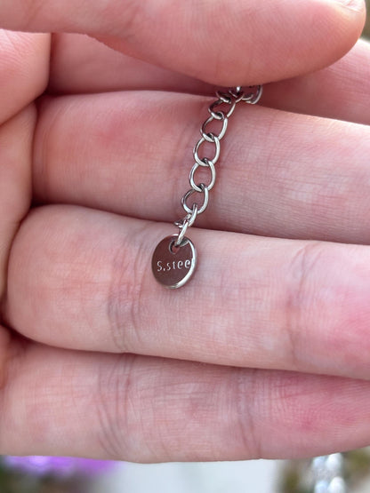 Wedding Bracelet, CZ Crystal Bracelet, Tennis Bracelet, Dainty Bracelet, Layering Bracelet, Sparkly Jewelry, Gift for Her, Stainless Steel