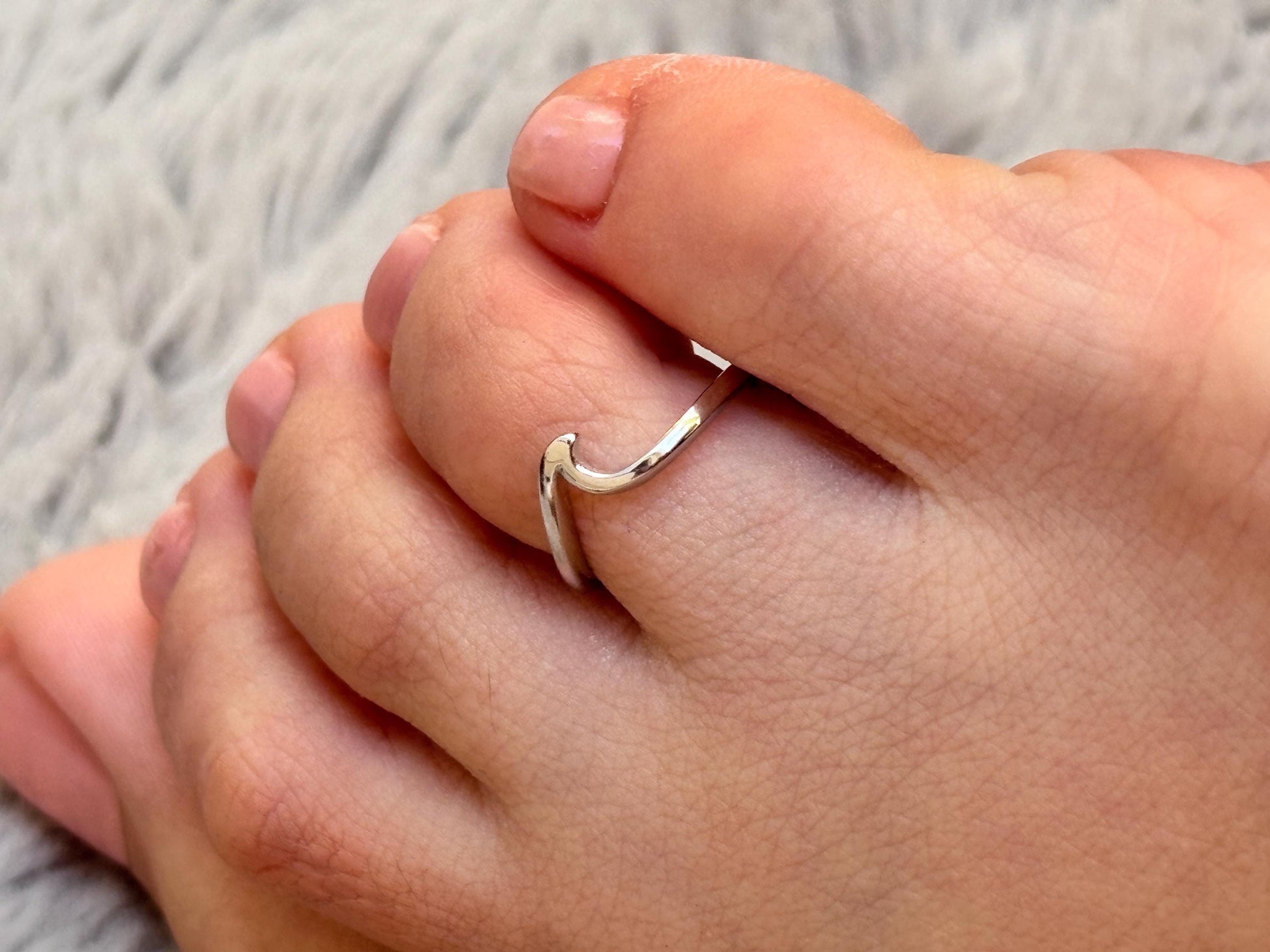 Wave Ring, 925 Sterling Silver Ring, Ocean Wave Ring, Minimalist Silver Ring, Beach Jewelry, Dainty Stacking Ring, Gift for Her