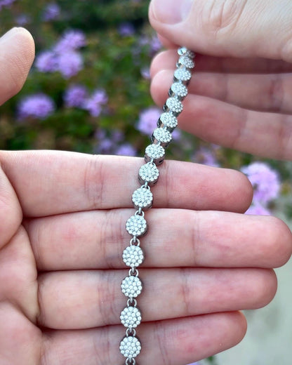 Wedding Bracelet, CZ Crystal Bracelet, Tennis Bracelet, Dainty Bracelet, Layering Bracelet, Sparkly Jewelry, Gift for Her, Stainless Steel