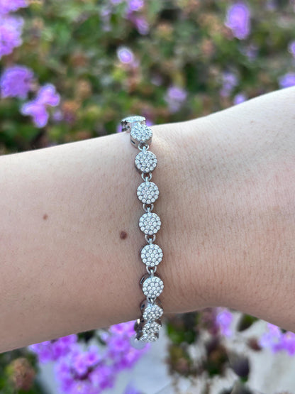 Wedding Bracelet, CZ Crystal Bracelet, Tennis Bracelet, Dainty Bracelet, Layering Bracelet, Sparkly Jewelry, Gift for Her, Stainless Steel
