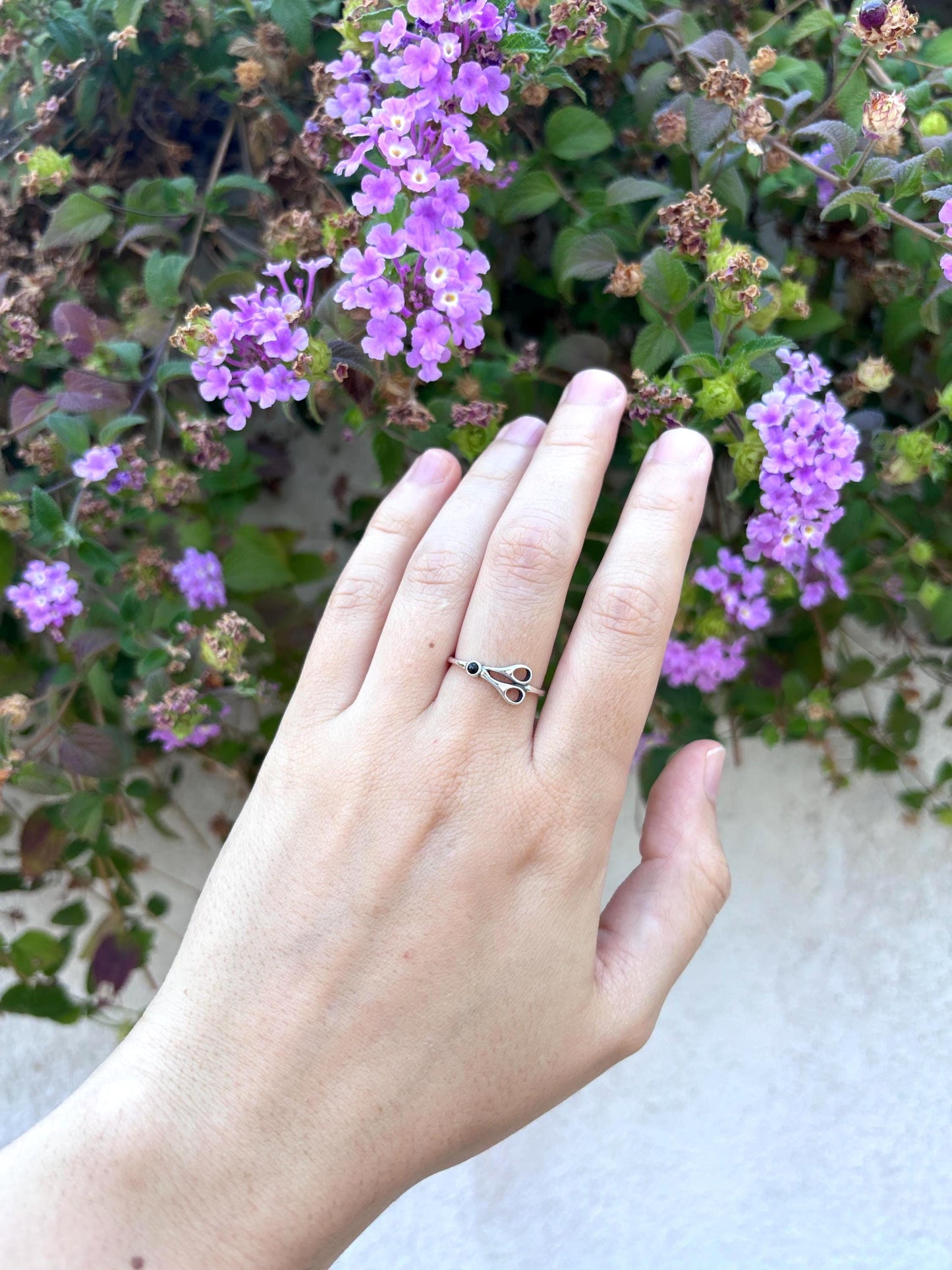 Scissors Ring Sterling Silver, Hairdresser Ring, Hairstylist Gift, Barber Jewelry, Salon Gift, Cosmetology Ring, Hair Stylist Gift