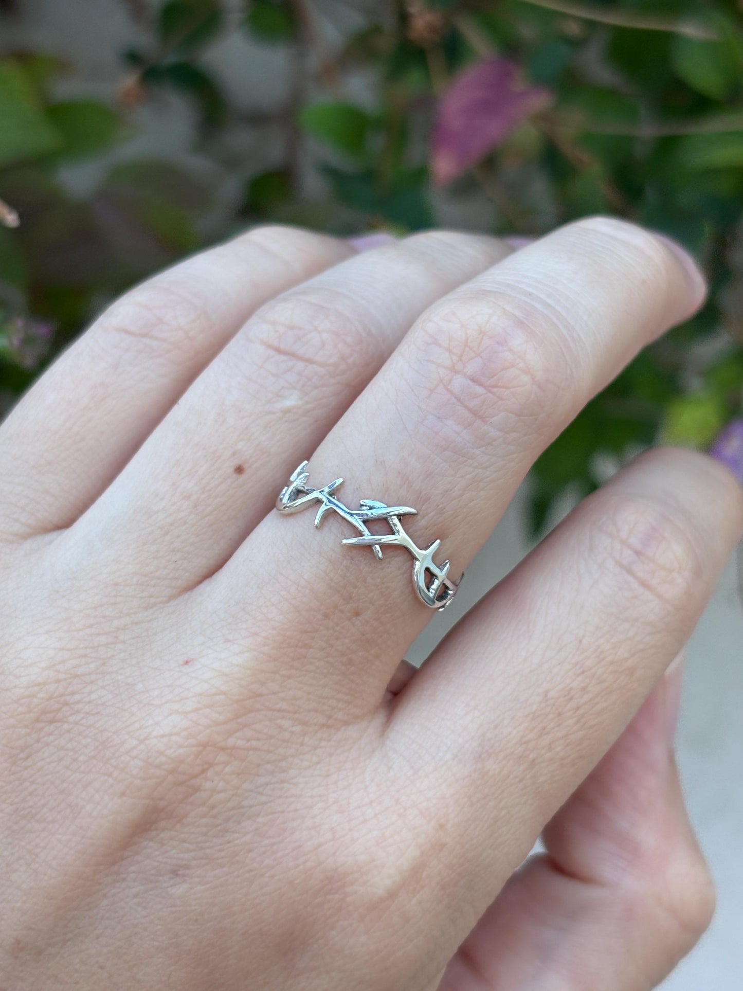 925 Sterling Silver Crown of Thorns Ring, Jesus Ring, Christian Ring, Faith Ring, Religious Jewelry, Crown of Jesus Ring, Biblical Gift
