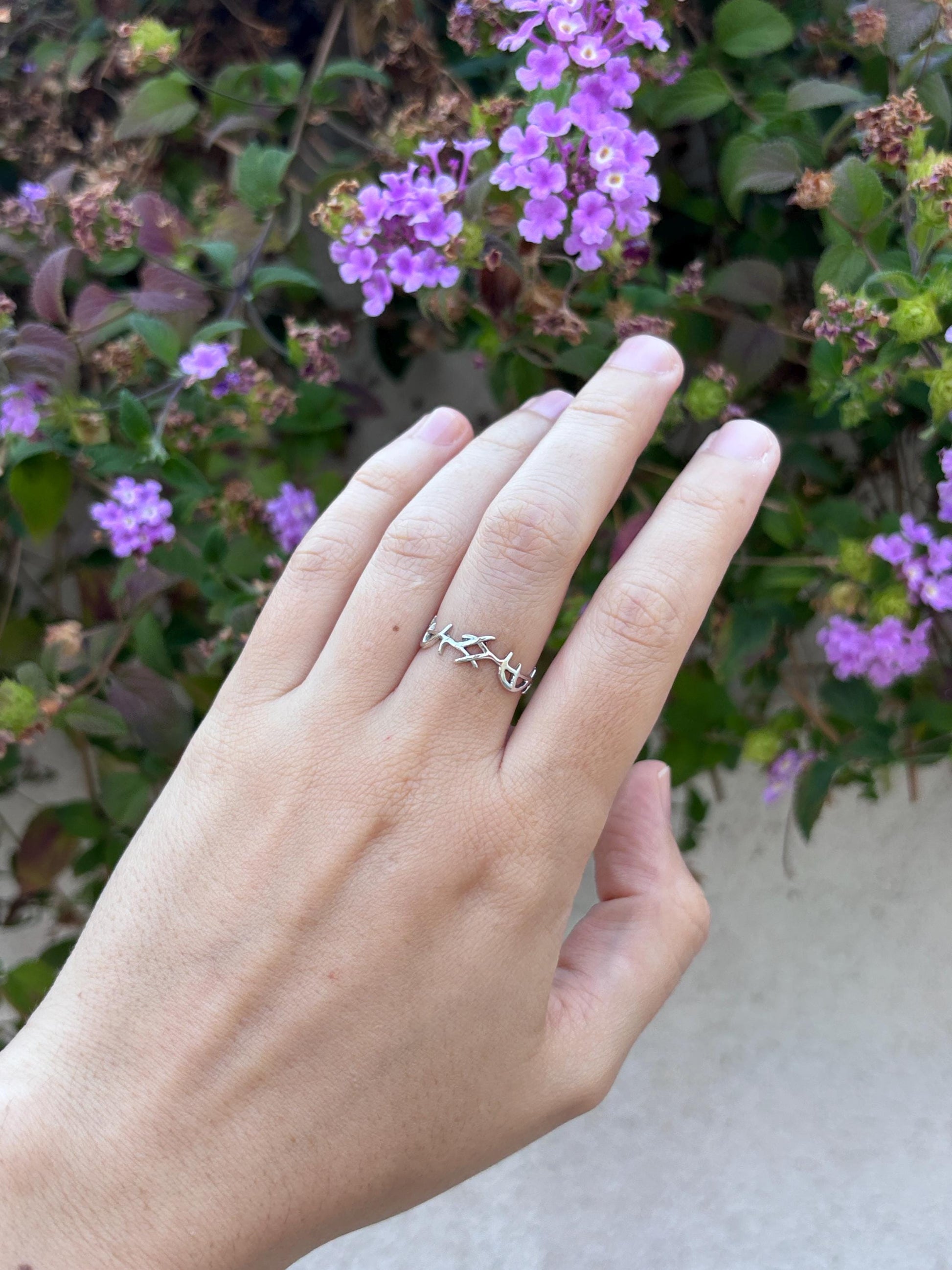 925 Sterling Silver Crown of Thorns Ring, Jesus Ring, Christian Ring, Faith Ring, Religious Jewelry, Crown of Jesus Ring, Biblical Gift