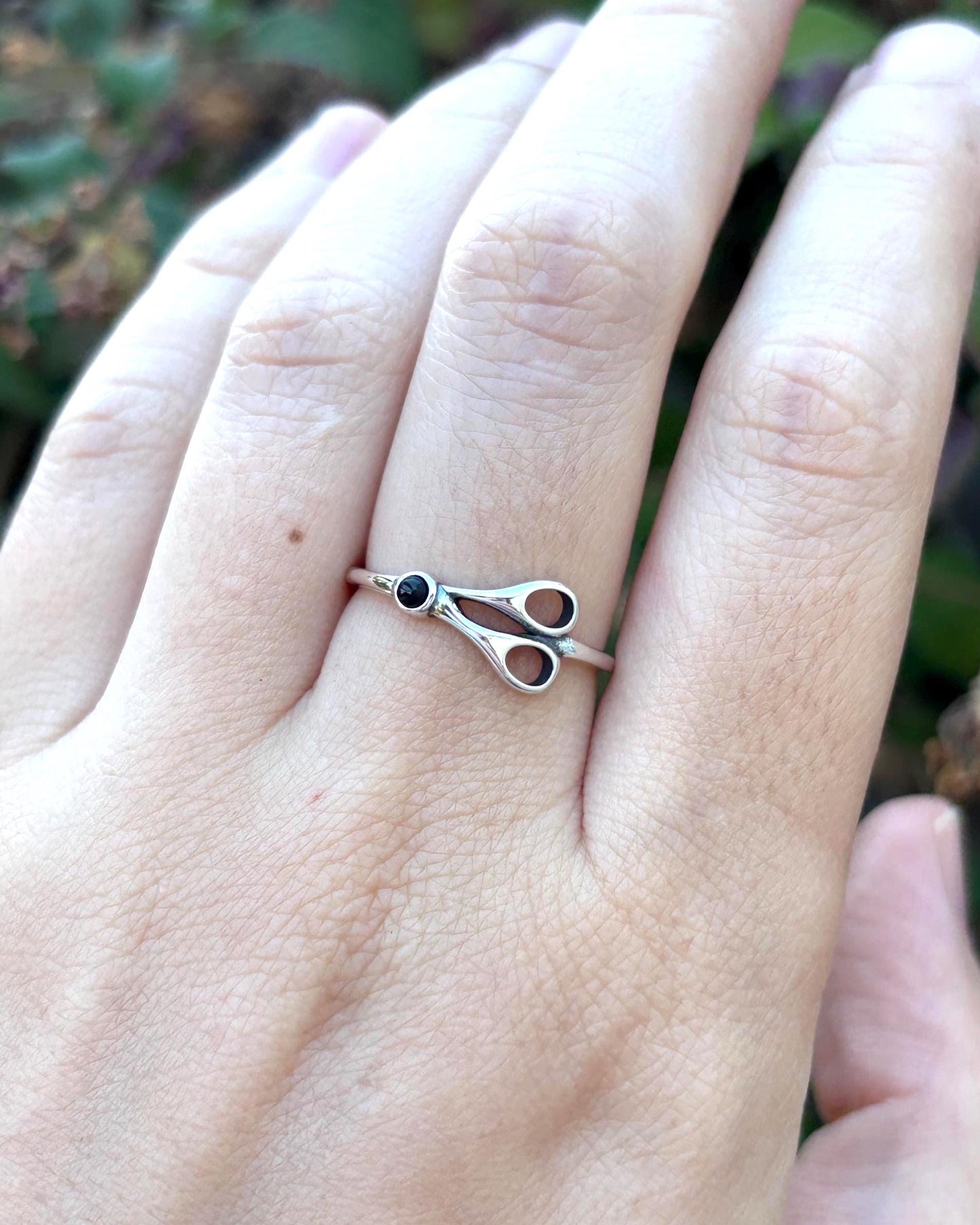 Scissors Ring Sterling Silver, Hairdresser Ring, Hairstylist Gift, Barber Jewelry, Salon Gift, Cosmetology Ring, Hair Stylist Gift