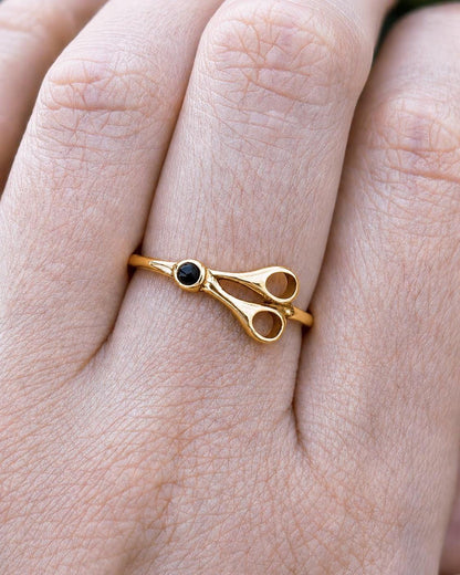 Scissors Ring Sterling Silver, Hairdresser Ring, Hairstylist Gift, Barber Jewelry, Salon Gift, Cosmetology Ring, Hair Stylist Gift